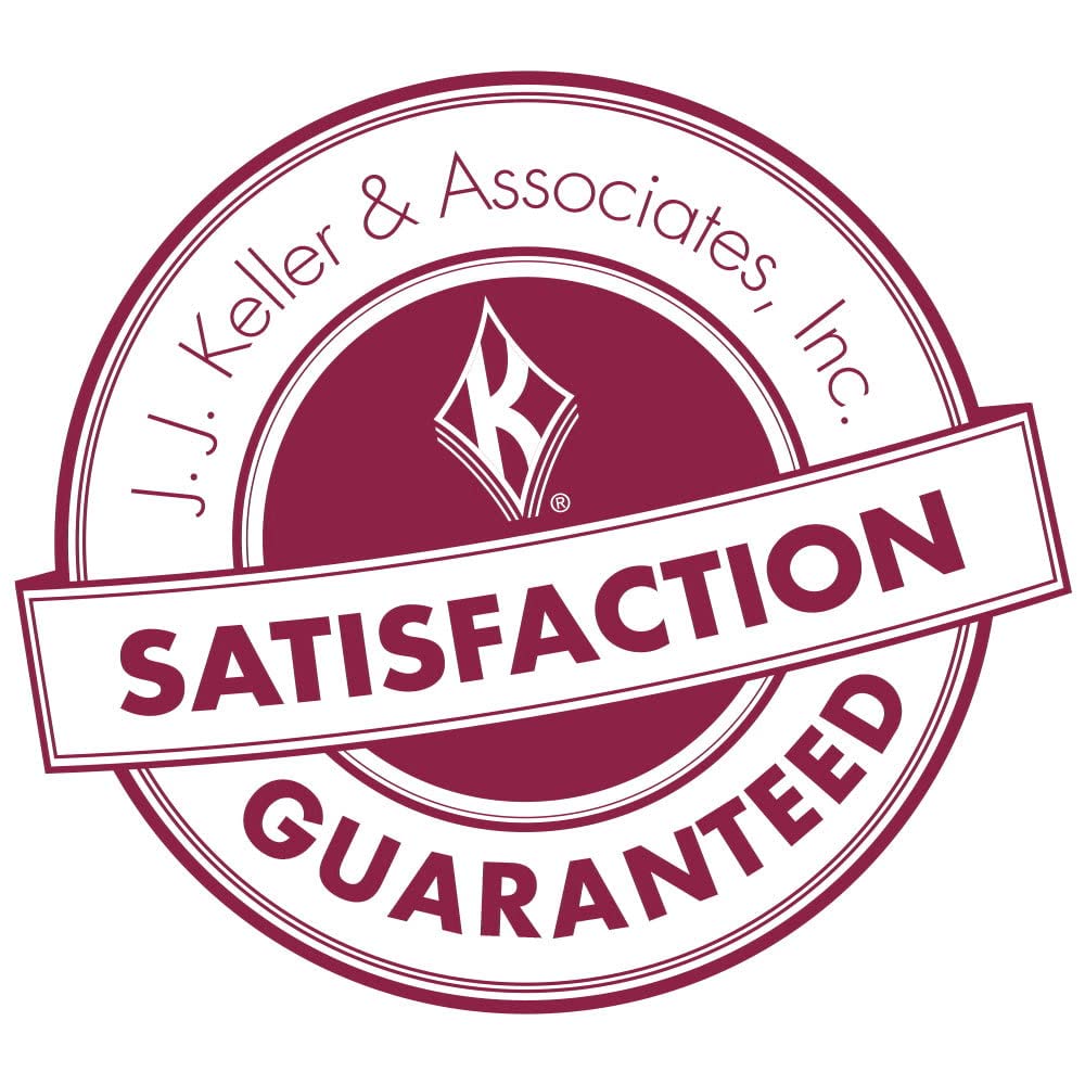 Placard Vinyl Numbering Kit - 3.5" H Permanent Adhesive White-Back Vinyl with Black Numbers - 50 Decals of 0-9, 500 Total Per Kit, DOT Compliant, J. J. Keller & Associates, Inc.