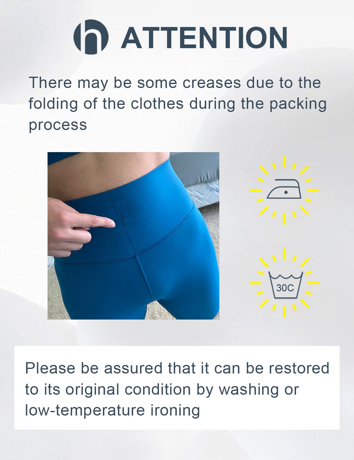HeyNuts Yoga Pro 7/8 Leggings, High Waisted Soft Pants Buttery Workout Leggings Athletic Compression Yoga Pants 25'' True Navy M(8/10)