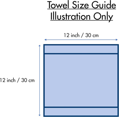 12"x12" 100% Set 430 8 Pack 4 4 Bumble Premium Dish Cloths Towel | Natural Ring Spun Cotton Tea Towel | GSM | Highly