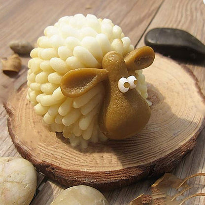 3D Sheep Shape Silicone Chocolate Mold DIY Goat Candy Fondant Molds Handmade Soap Candle Cake Decorating Mould (Set of 2)