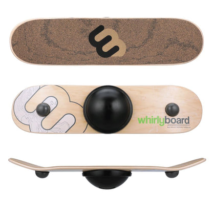 Whirly Board Spinning Wooden Balance Board & Agility Training Equipment