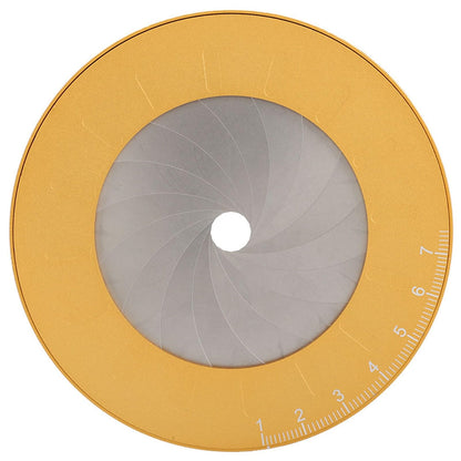 Stainless Steel Circle Template Ruler Rotary for Accurate Drawing Measuring Drafting Woodworking Tool