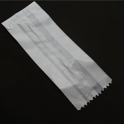 Butter Paper Covers Glassine Paper Pouches, 100 PCs Gussetted White Food Grade Storage Bags, Oil & Grease Resistant