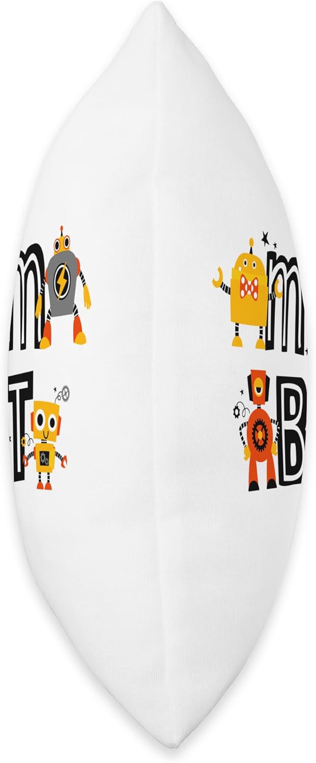 Matching Family Robot Throw Pillow - Robotics Mom bot funny