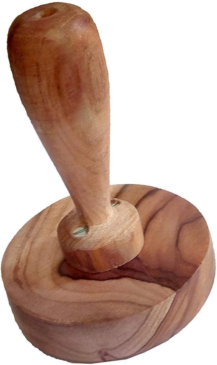 IndiaBigShop Potato Masher,masher for potatoes,Crusher,Wooden masher, Smooth Potato Masher Ricer Presser With Wooden
