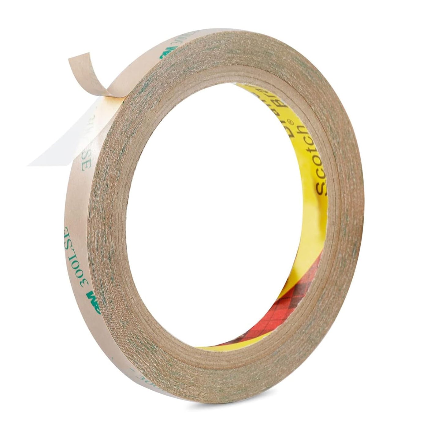 3M 300LSE Double Side Tape Heavy Duty 36ft, Clear Mounting Tape Removable for Scrapbook,Transparent Sticky Tape Picture Hanging Strips, Adhesive Tape for LED Poster Art Craft