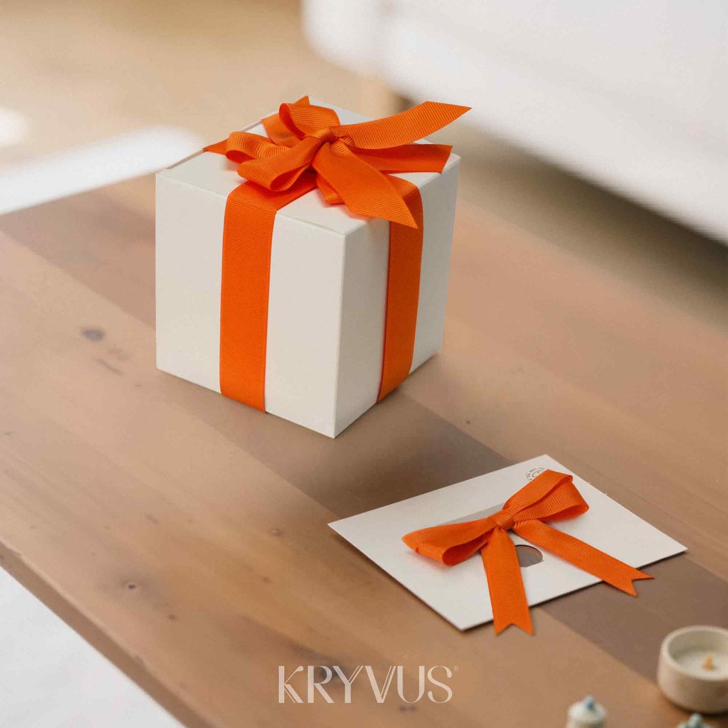 Kryvus Orange Ribbon, Grosgrain Ribbon 1 Inch x Continuous 50 Yards, Orange Grosgrain Ribbon for Crafts, Gift Wrapping, Hair Accessories, Wedding Decor, Sewing and Bow Making