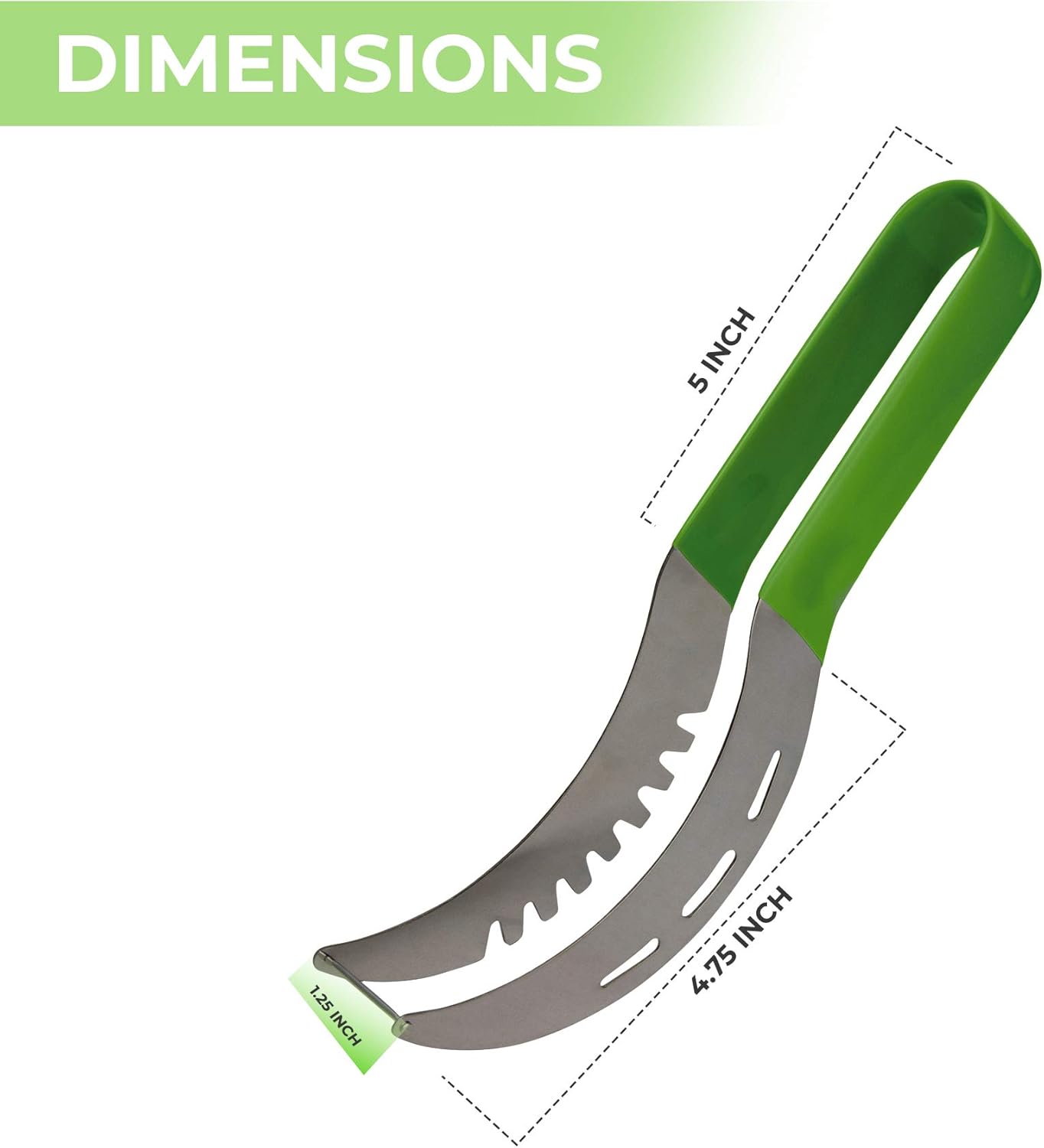 Watermelon Slicer – Premium Cutter Kitchen Tool with Ultra-Sharp Stainless Steel Blade and Ergonomic Handle