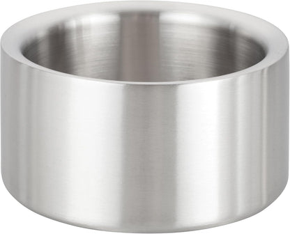 Winco Double-Wall Wine Coaster, 5" Diameter, Stainless Steel, Satin Finish