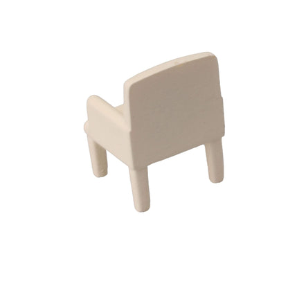 BQLZR Beige 1:50 Doll House Miniature Furniture Sofa Chair for Living Room Pack of 20 1.4x1.4x2cm