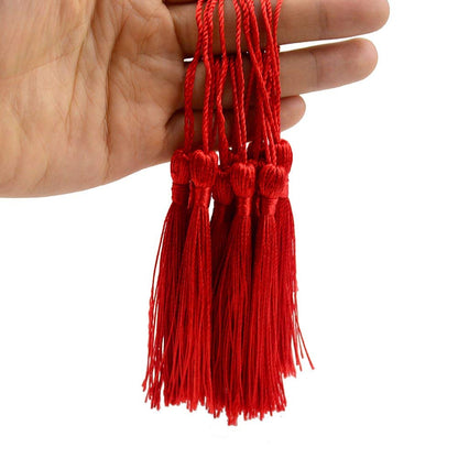 Aokbean 30 pcs Skeleton Keys 100 pcs Tassel for Diy Crafts