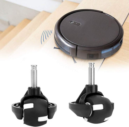 Atyhao Sweeping Robot Wheel, 2Pcs ABS Universal Wheels Replacement Accessory Fit for N79/N79S