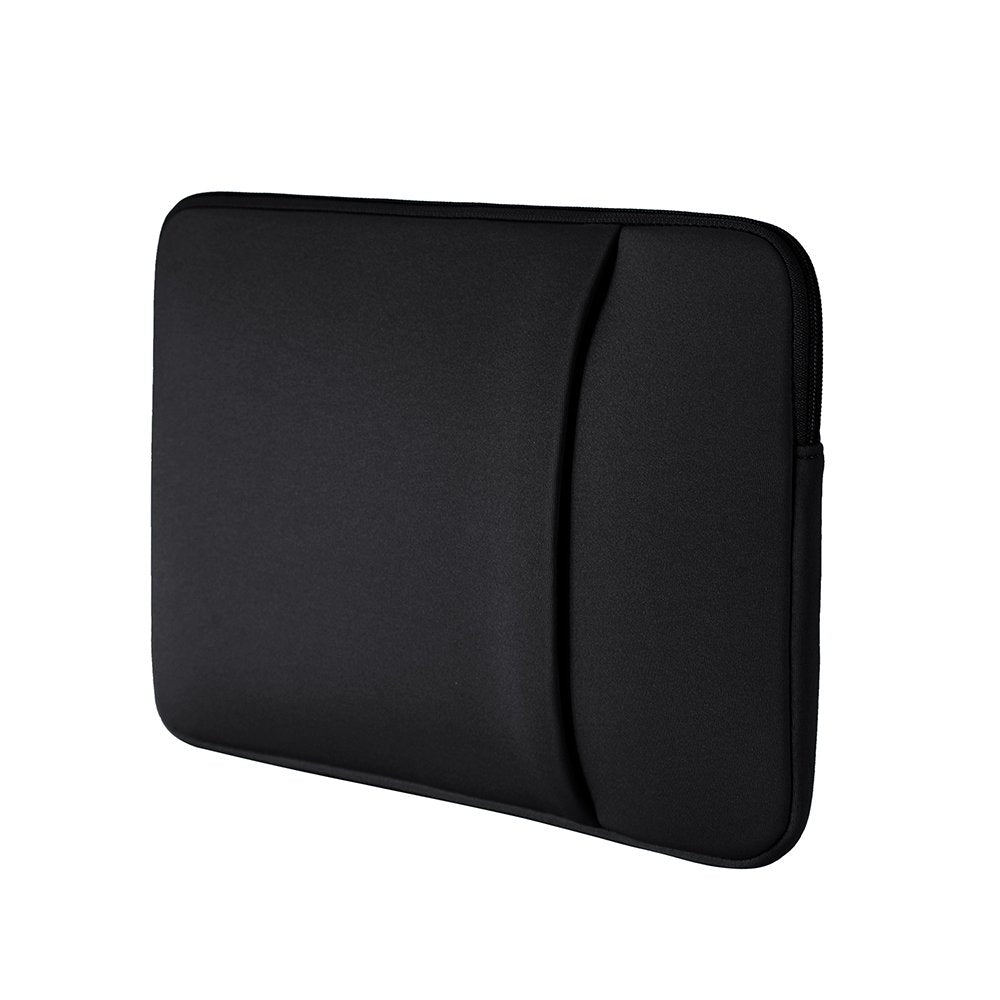 RAINYEAR 13 Inch Laptop Sleeve Compatible 13.3" MacBook Air/Pro M1 M2 M3 M4 A3240 A3113 A2681 A2337 A1932 A2179 A2338 A1706 A1708 Case Bag with Front Pocket Accessories Pouch (Red, Upgraded Version)