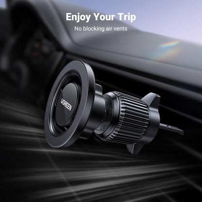 UGREEN Car Phone Mount for Magsafe Air Vent Car Mount Magnetic Phone Holder Compatible with iPhone 17 16 15 14 13 12 Pro Max, Strongest Magnet Black