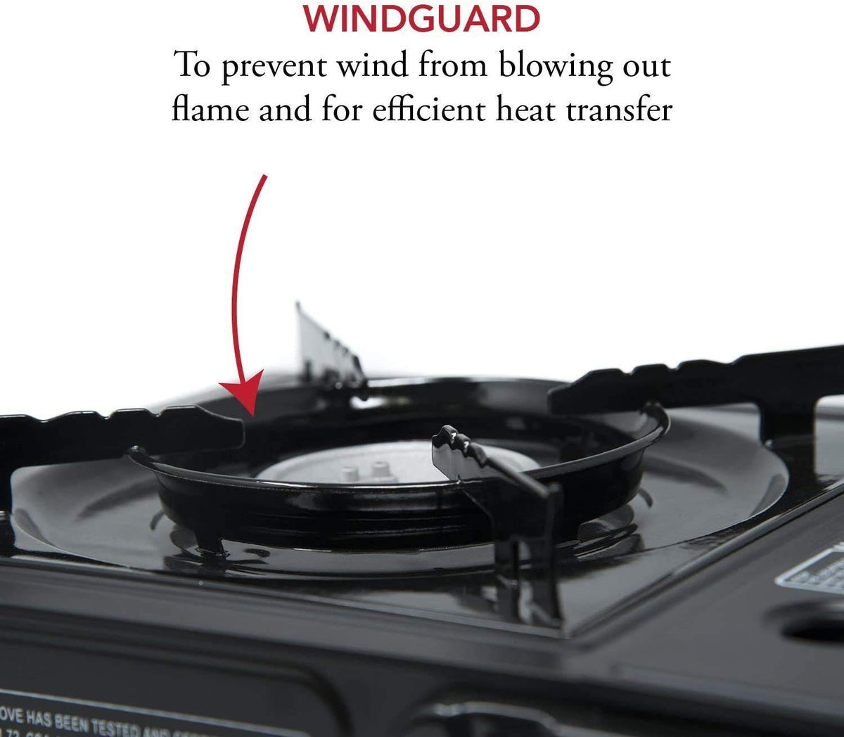 Gas One Portable Butane Camping Stove with Case: Automatic Ignition, Precise Heat Control - Camping & Tailgating and Outdoor Cooking