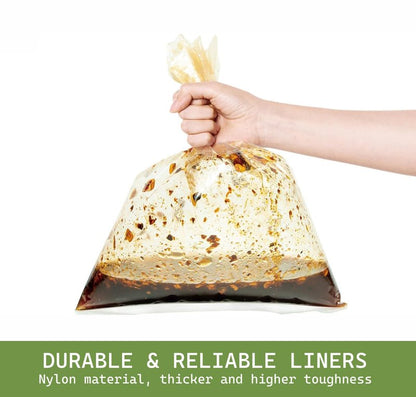 WZHSBSAQ Slow Cooker Liners, 60 Cooking Bags, Large Disposable Pot Liner Plastic Bags for 3QT to 8QT Slow Cookers, 13 in. x 21 in.