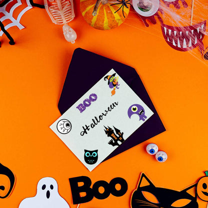 Winlyn 517 Pcs Bulk Foam Halloween Prints Stickers Self-Adhesive Pumpkins Jack-O'-Lantern Ghost Witch Bats Monster Stickers 1" 1.5" 2" Embellishments for Kids Craft Favors Rewards Halloween Decoration