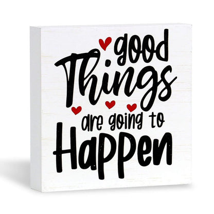 Double-Sided Wooden Box Sign, But Did You Document It Office Decor 2-in-1 Sayings Wood Block Signs, 5x5 Inches Reversible Table Centerpiece Decorations for Desk