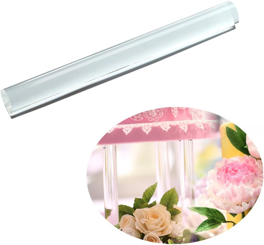 Mini Acrylic Rolling Pin - 7.7 Inch Fondant Roller for Baking