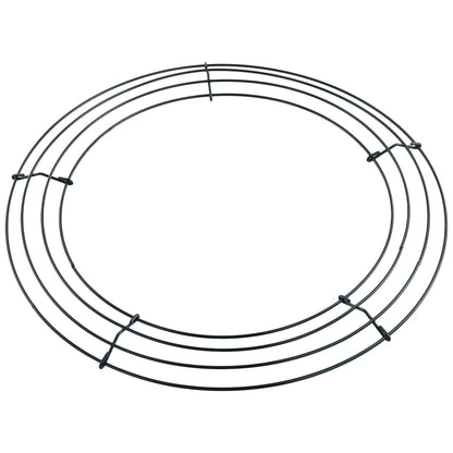 KINJOEK 15 Pack 12 Inch Wire Wreaths Frames, Wreath Forms Wreath Rings, Round Wire Frames for Wreaths, Christmas Decoration