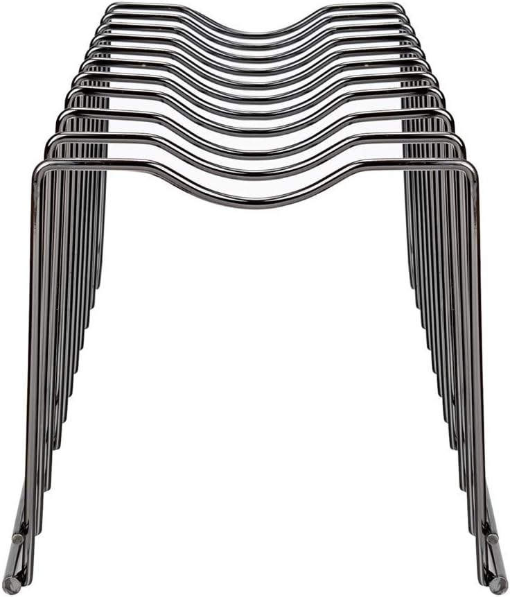 SANNO Pan Pot Lid Holder Organizer - Kitchen Rack for Plates, Bakeware, Pots & Pans, Nickel, 10 Dividers