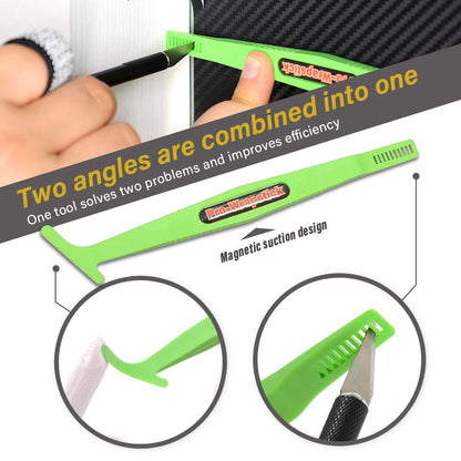 Vinyl Wrap Tool Kit for Car Wrapping, Window Tinting Film Application and PPF Installation, Includes 110V Heat Gun for Vinyl, Toolkit Bag, Micro Wrap Squeegee, Magnet Holder, Film Cutter, Scraper