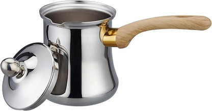 Set, 720ml(24oz),Coffee SANQIAHOME Quality Turkish Coffee Pot Maker, Chai Pot, Arabic,Briki Greek Coffee Pot, Coffee
