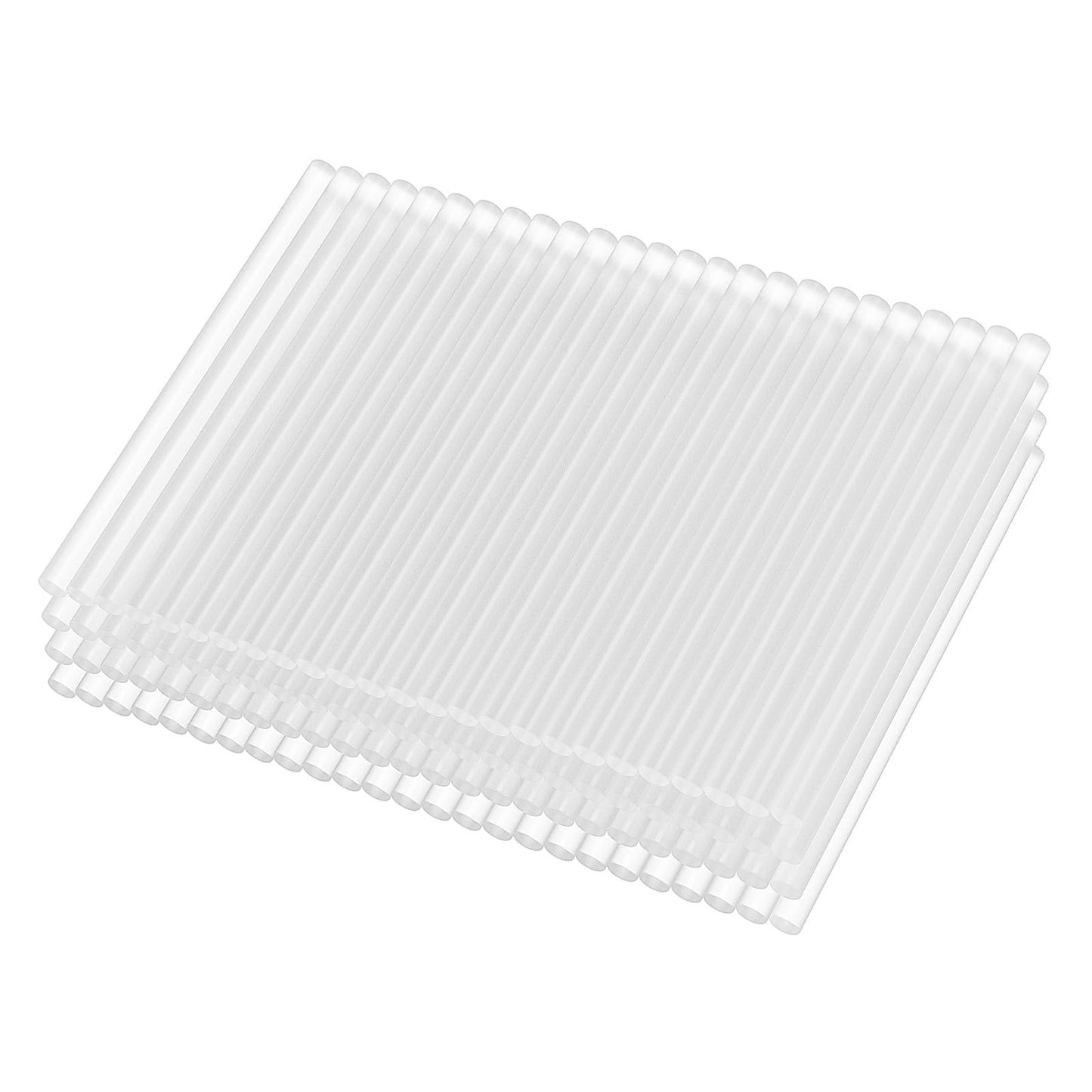 Transparent Hot Glue Sticks 100 Pack, 0.43 x 8 Inches Glue Refills for Multi-Purpose Crafting, Art DIY and Home Decor