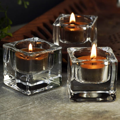 DEYBBY Scented Tealight Candles, Long Lasting Soywax Tea Candle Used for All of Holders|Clear Cup|12 Counts|Up to 4 Hour Burn Time|Coffee