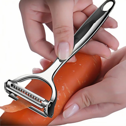 Huakai Multifunction Vegetable Peeler Julienne Peeler for Kitchen (2-in-1 peeler)