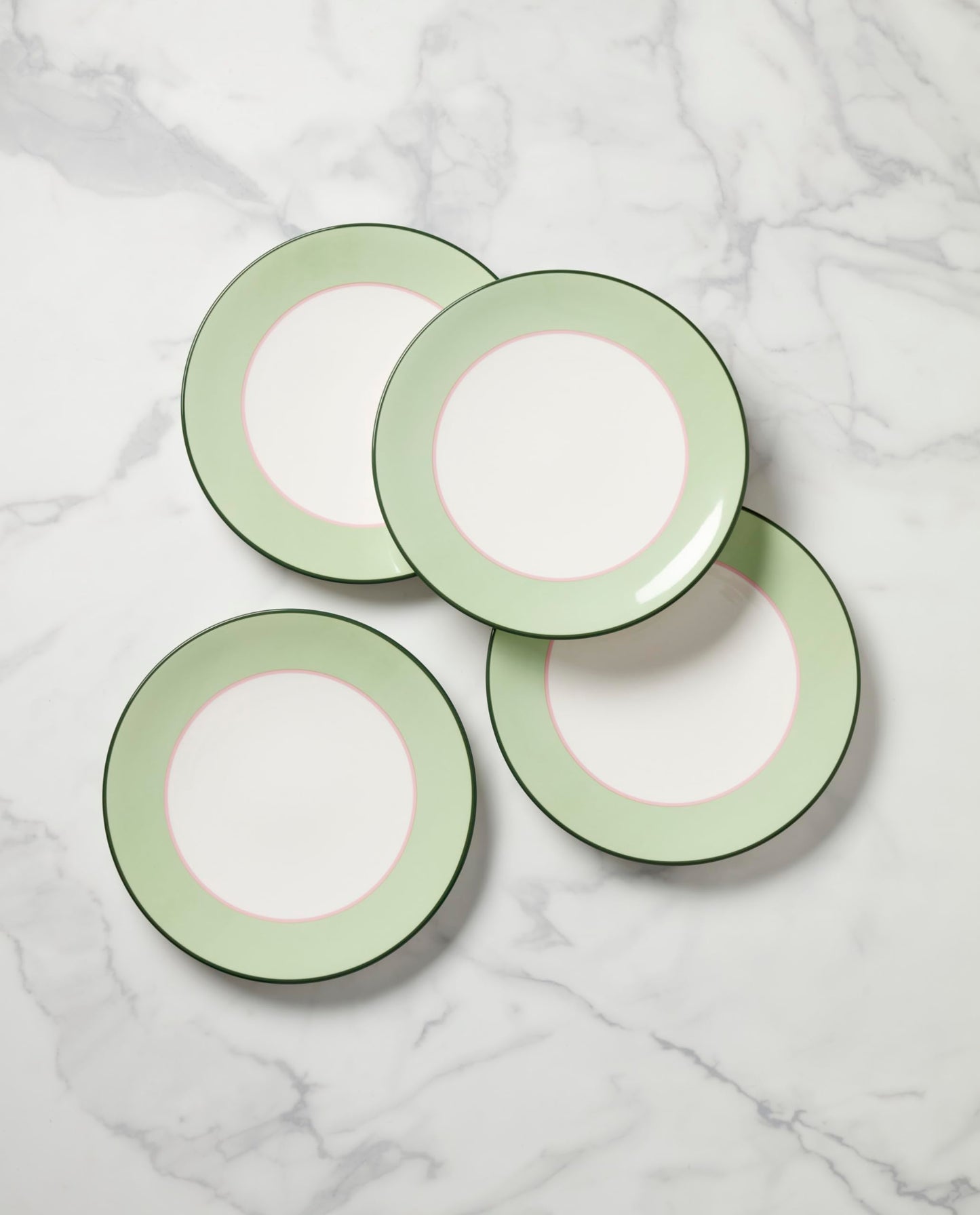 Kate Spade New York Make It Pop Dinner Plate, S/4, 6.90, Green/Pink