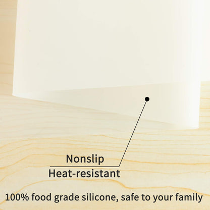 2 Pack Oversize Silicone Table Mats, Silicone Placemat Set of 2 for Baking Craft Pastry Non-Stick, Heat Resistant Waterproof Nonskid Countertop Protector Mat (Translucent, 23.6''x15.75'')