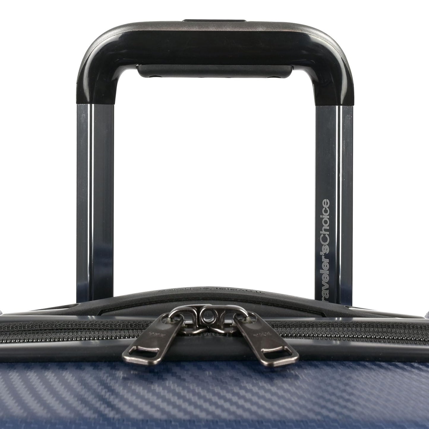 Traveler's Choice Granville II Polycarbonate Expandable Spinner Luggage, Navy, 2 Piece Set (21/29)