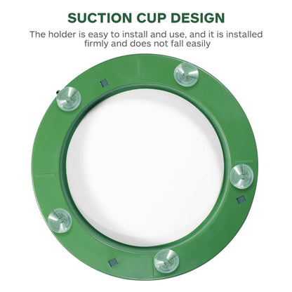 DOITOOL Flower Foam Ring with Suction Cup Car Flower Mud Green Wet Foam Blocks Round Floral Foam Blocks Artificial Floral Arrangements Mud for Florist Wedding Car Holiday Decoration 250g