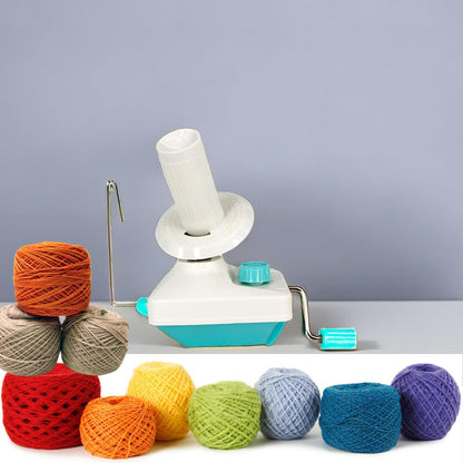 Yarn Ball Winder, Convenient Yarn Winder for Yarn,Yarn Swift and Ball Winder Combo with Easy Installation for Yarn Storage + 53 Pieces Stitch Knitting Needles + 1 Pieces Scissors