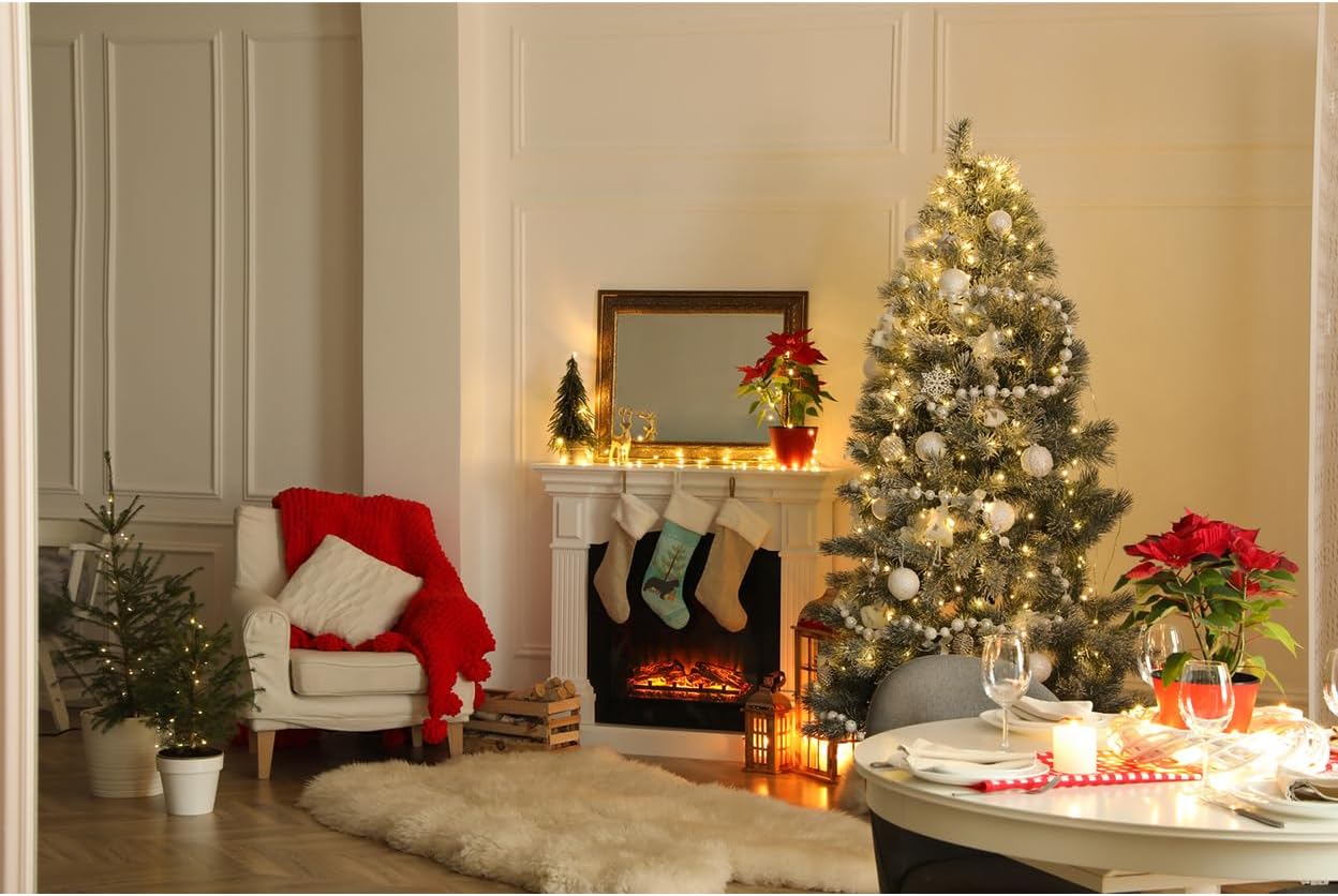 Caroline's Treasures BB2982CS Newfoundland Merry Christmas Tree Stocking - Fireplace Hanging Holiday Decor
