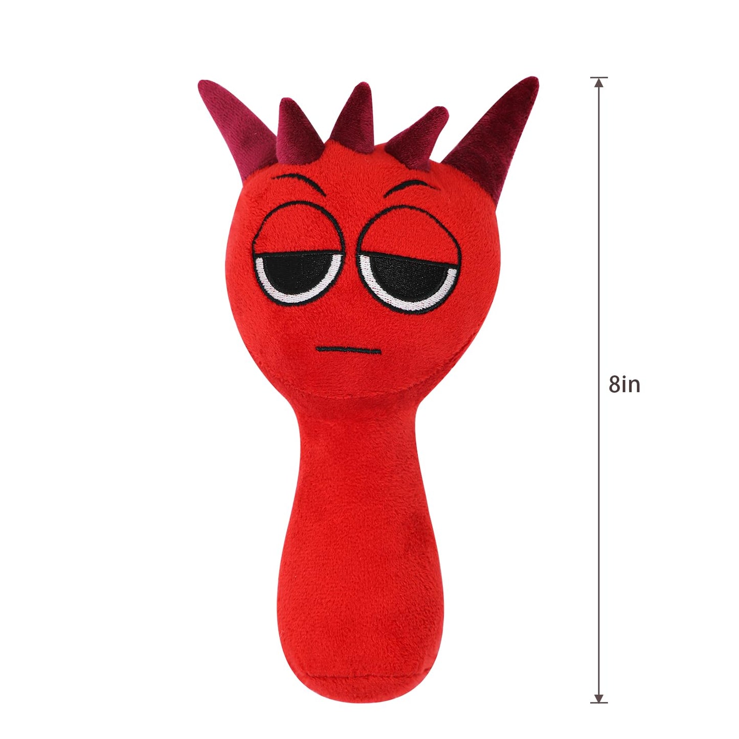 Plush Toys, Horror Games Plushies Toy for Fans, Soft Stuffed Animal Pillow Figure Doll Christmas Birthday Gifts for Adult Kids (Red+Yellow)