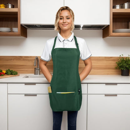 3 Adjustable Waterproof Aprons with Pockets for Men Women, Server Apron for Kitchen Cooking Gardening Restaurant
