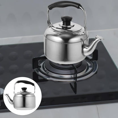 Alipis Stovetop Tea Kettle, 1.5L Stainless Steel Whistling Water Kettle with Cool Handle for Home, Kitchen, Cafe