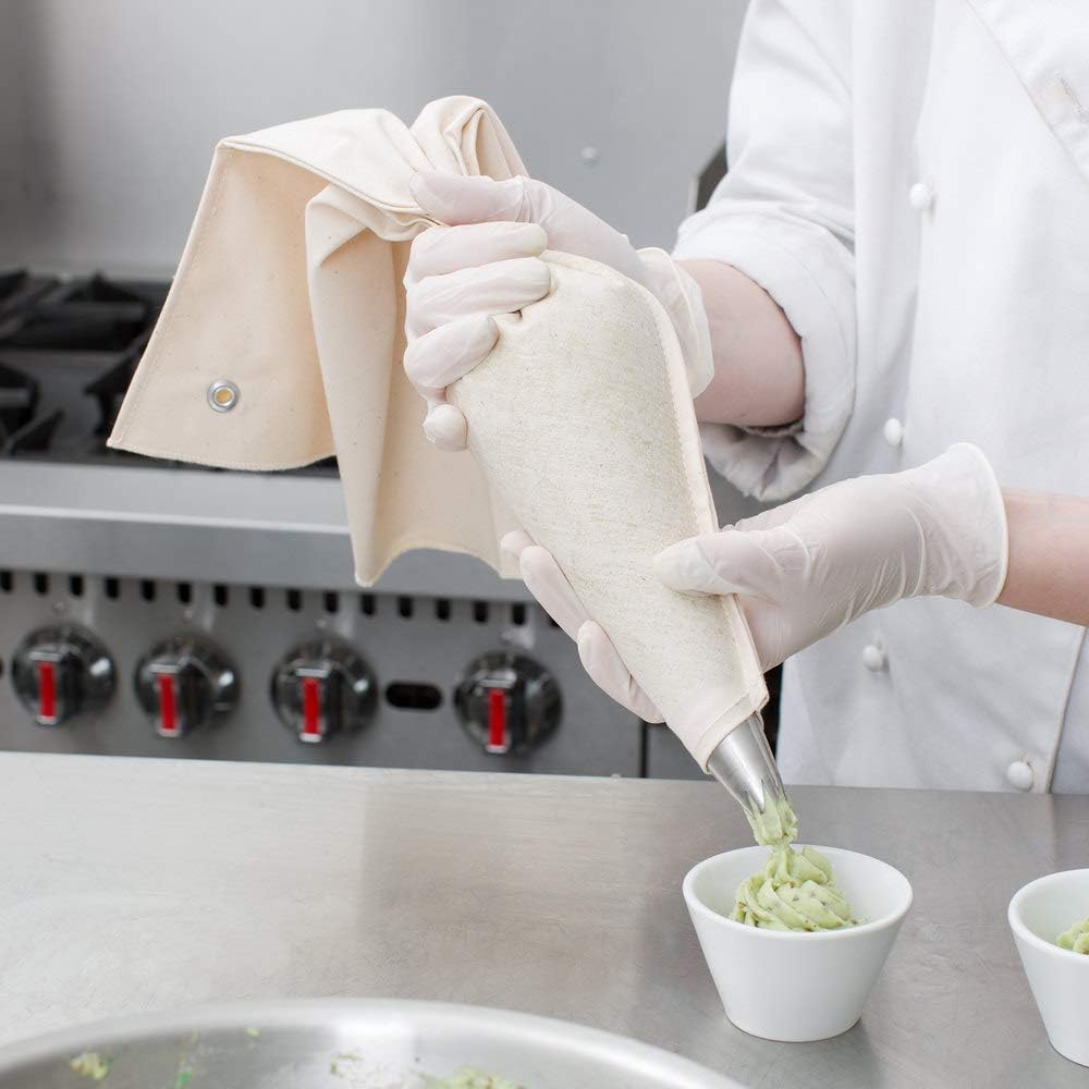 Ateco 3221 21" Canvas Pastry Decorating Bag, Durable Heat Resistant Canvas
