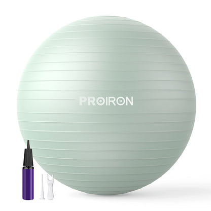 PROIRON Exercise Ball Anti-Burst Yoga Ball Chair with Quick Pump Slip Resistant Gym Ball Supports 500KG Balance Ball for Pilates Yoga Birthing Pregnancy Stability Gym Workout Training