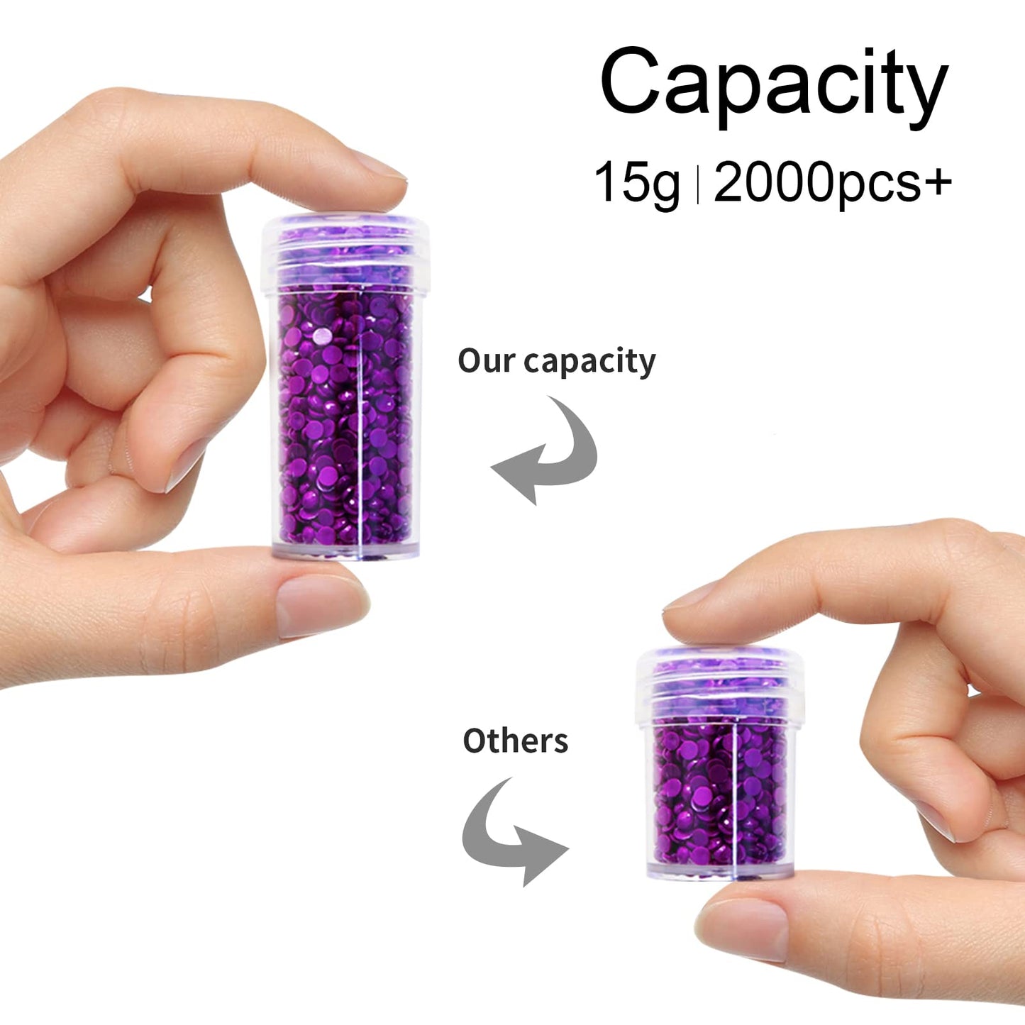 ZORETCO Diamond Painting Storage Containers,60 Slots Diamond Painting Kits,5D Diamond Painting Accessories and Tools for Art Jewelry Bead Rhinestones Organizer