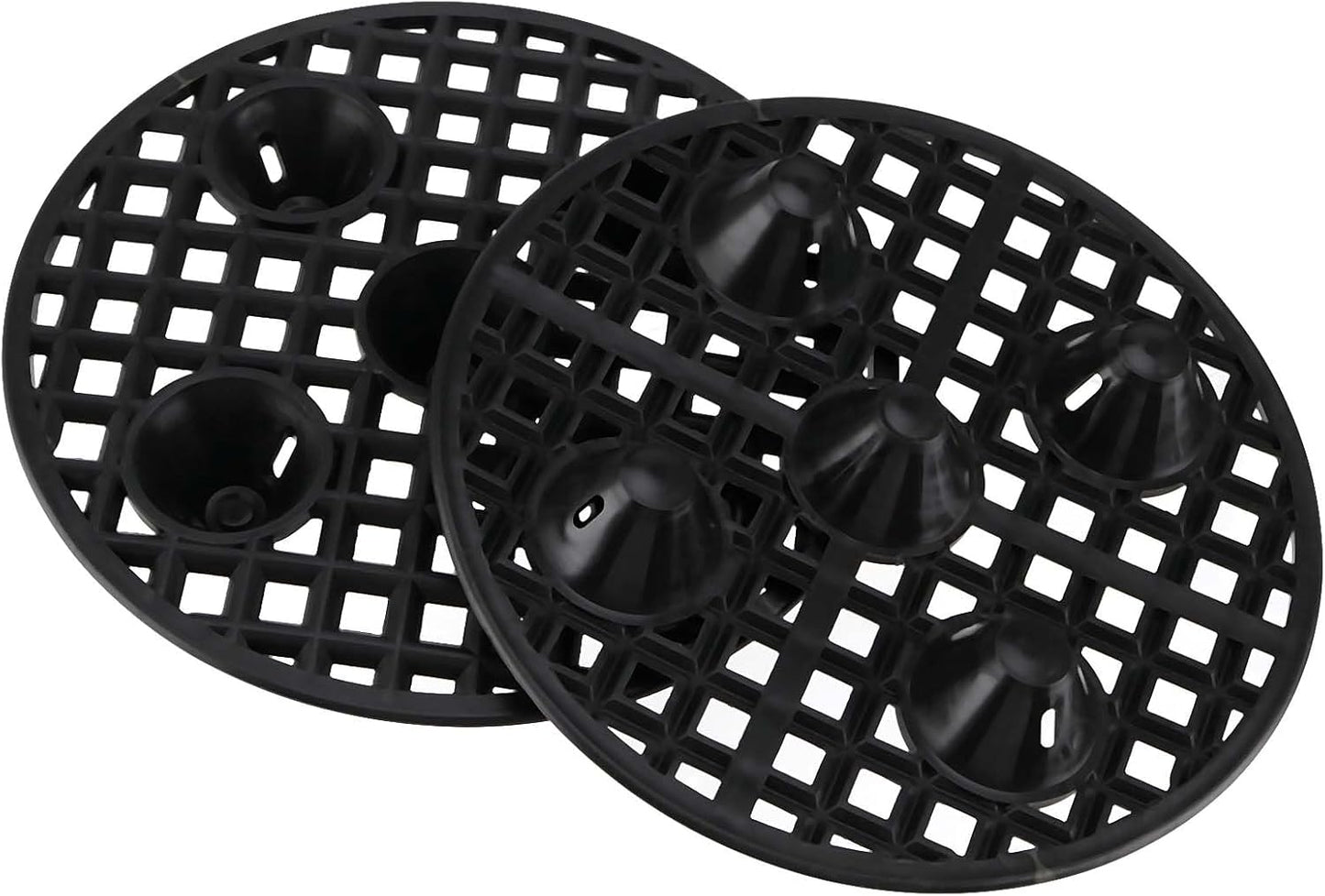 TAICHEUT 30 8 Inch PCS Plant Level Pot Elevator, Heavy Duty Round Plastic Saucer Riser Run off Tray Big Potted Stand