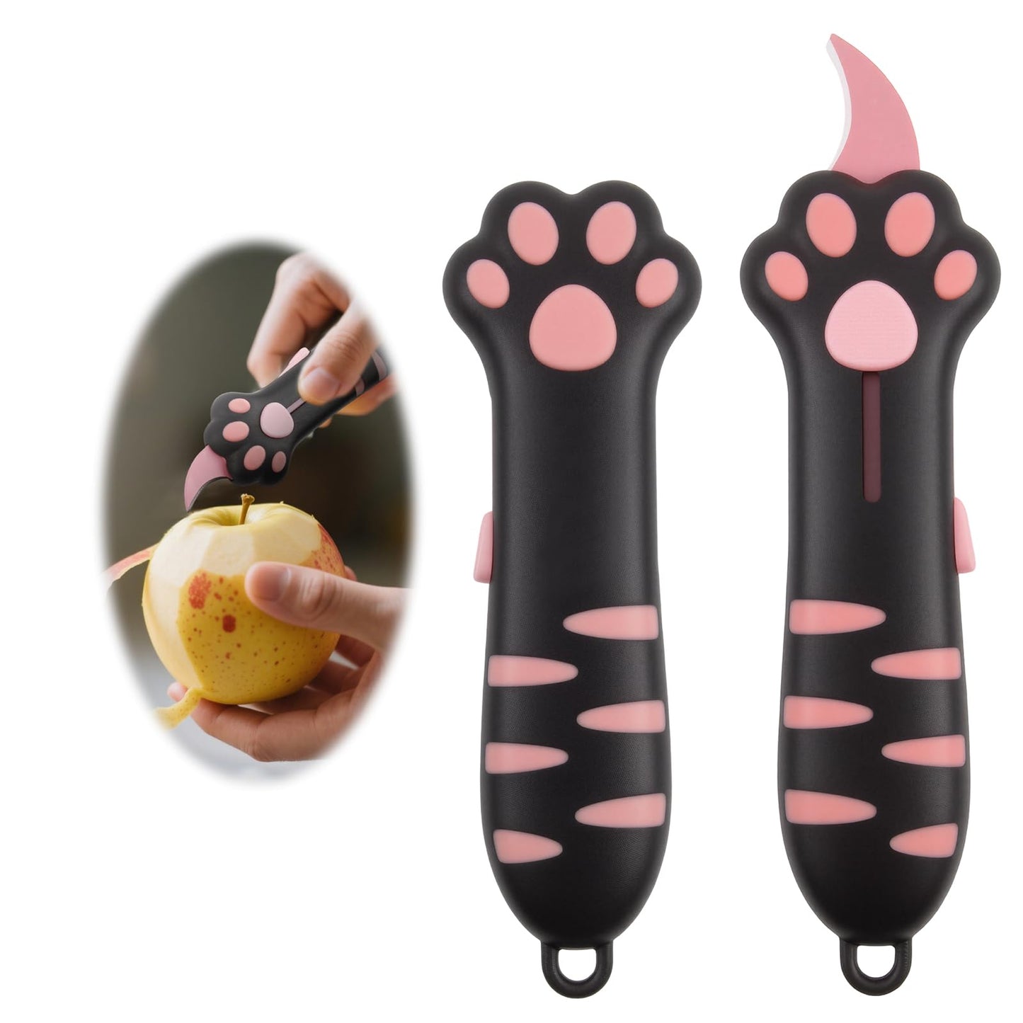 Cat Paw Box Cutter 2026 Retractable Cat Box Cutter with Cute Paw-Shaped Handle, Cat Box Paper Cutter Multifunctional Utility Knife for Effortlessly Opening Boxes, Cartons, Packages and Sealing Tape