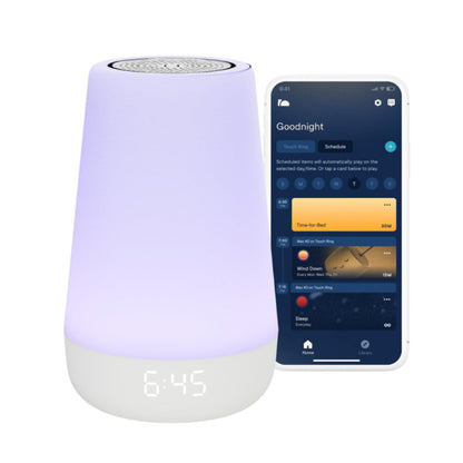 Hatch Rest Baby Sound Machine, Night Light | 2nd Gen | Registry Essential, Sleep Trainer, Routine Builder, Time-to-Rise Alarm Clock, White Noise Soother, Nursery Stories, Toddler Kids Bedroom (Wi-Fi)