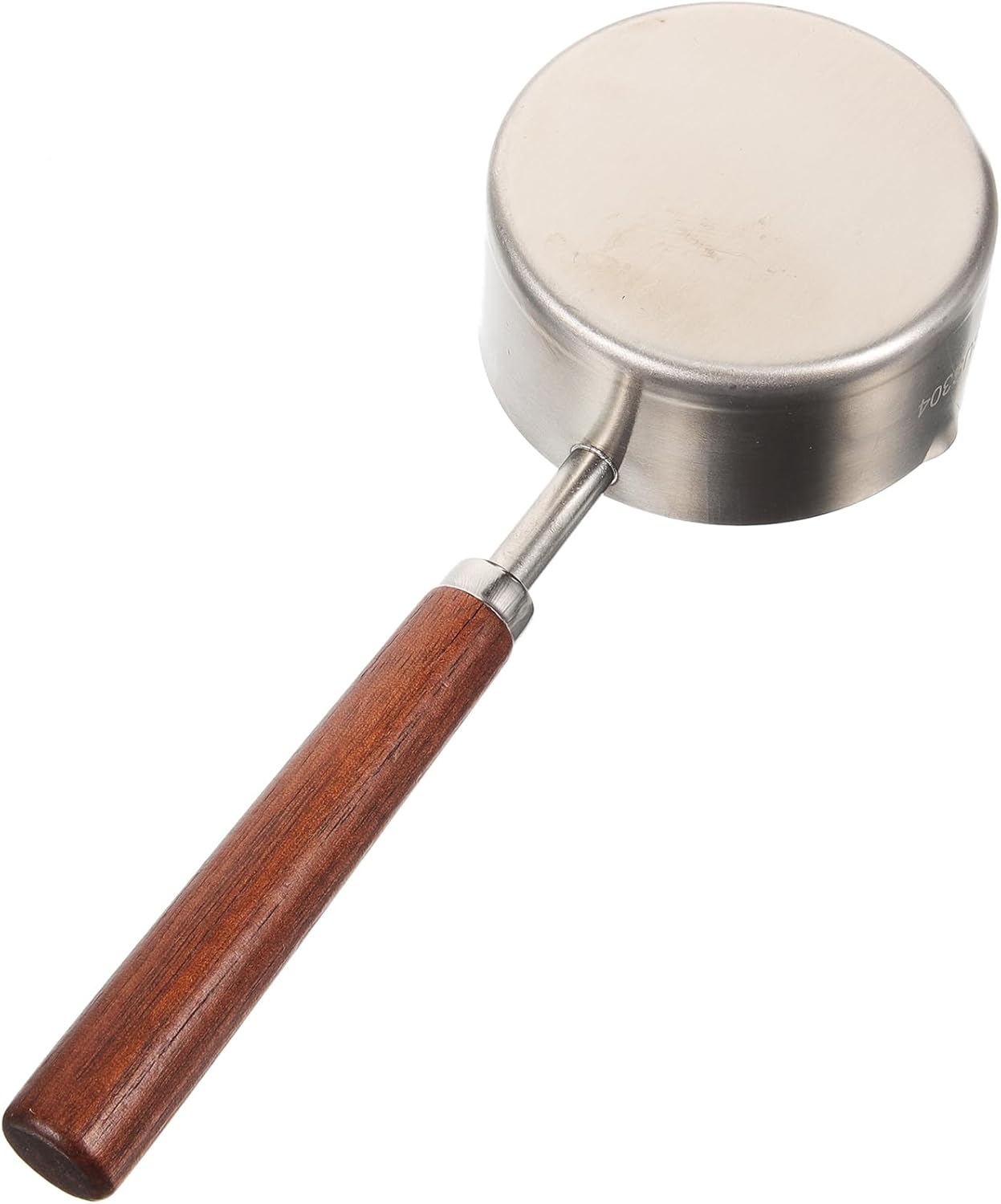 Luxshiny Mini Sauce Pan, 125ml Stainless Steel with Pour Spouts, Small Melting Pot for Cooking, Picnic