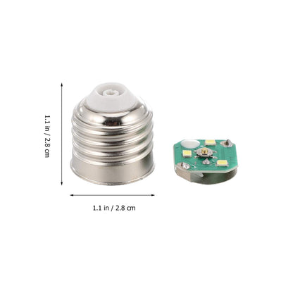 Light Bulb Accessories Kit with Led Chip Bases and Caps for Diy Resin Bulbs Lamp Parts Supply for Home Decorative Lighting Party Crafts