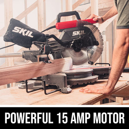 SKIL 10" Dual Bevel Sliding Compound Miter Saw-MS6305-00