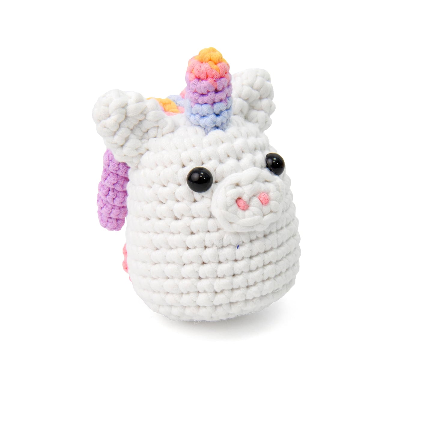 Pinwheel Crafts Easy Crochet Kit for Kids and Adults - Cute Unicorn Amigurumi Crochet Kit with Thicker Yarn, Hook, Needle and Step-by-Step Video Tutorials