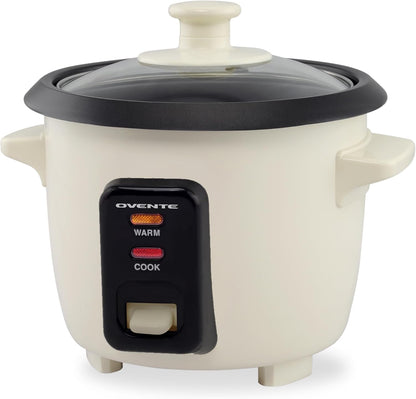 OVENTE Electric Rice Cooker, Non-Stick Aluminium Pot, Automatic Keep Warm, 4-Cup Cooked Rice